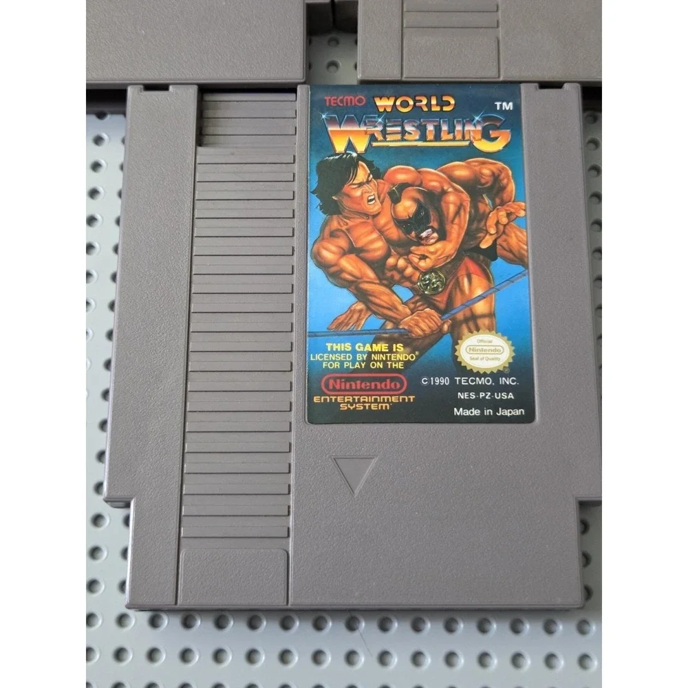 Nintendo NES‎ Game Lot Tecmo Wrestling Baseball Track and Field 2 Retro Games